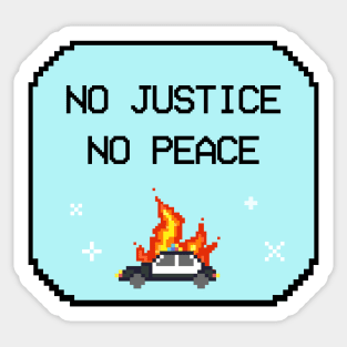 No Justice No Peace - ACAB Sticker